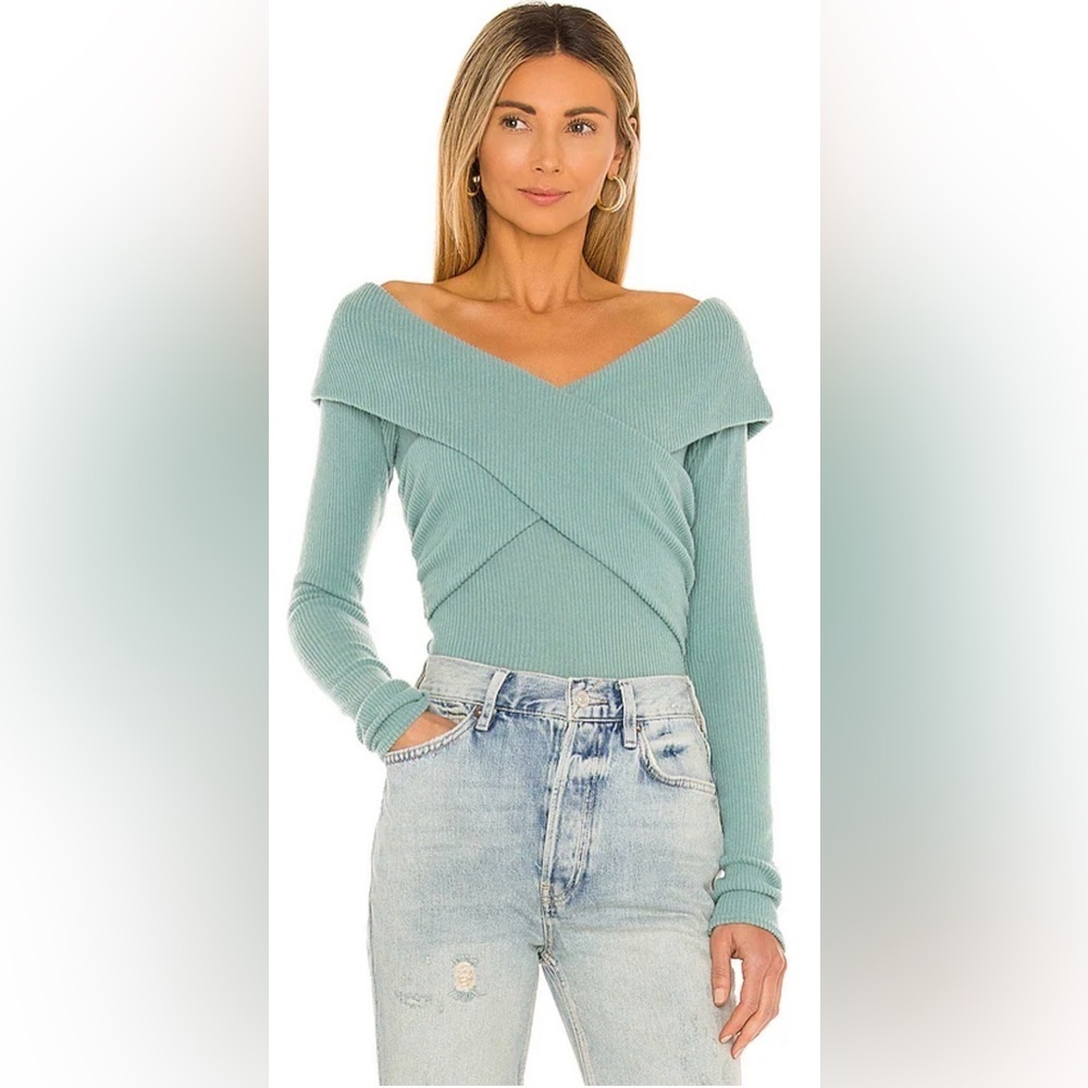 FREE PEOPLE Marley Top in Juniper Berry size L